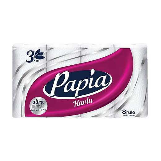 PAPİA HAVLU PEÇETE 8Lİ