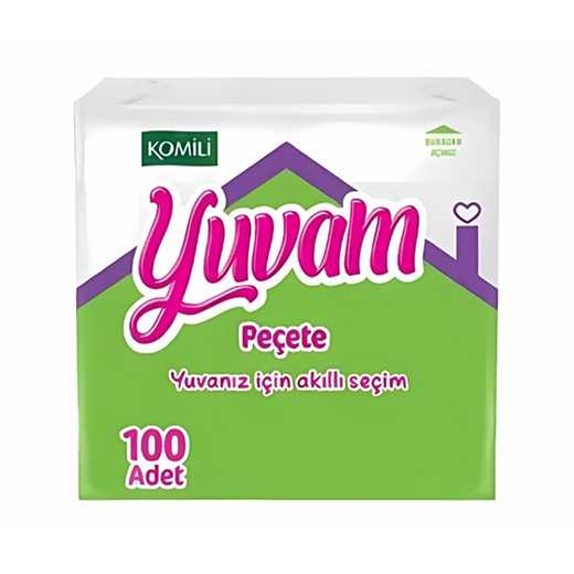 KOMİLİ PEÇETE 30X30 100LÜ PEÇETE