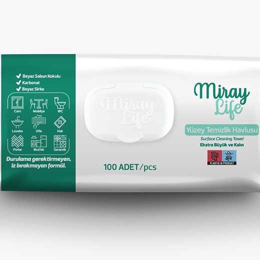MİRAY LİFE 100LÜ YÜZEY TEM. HAVLUSU