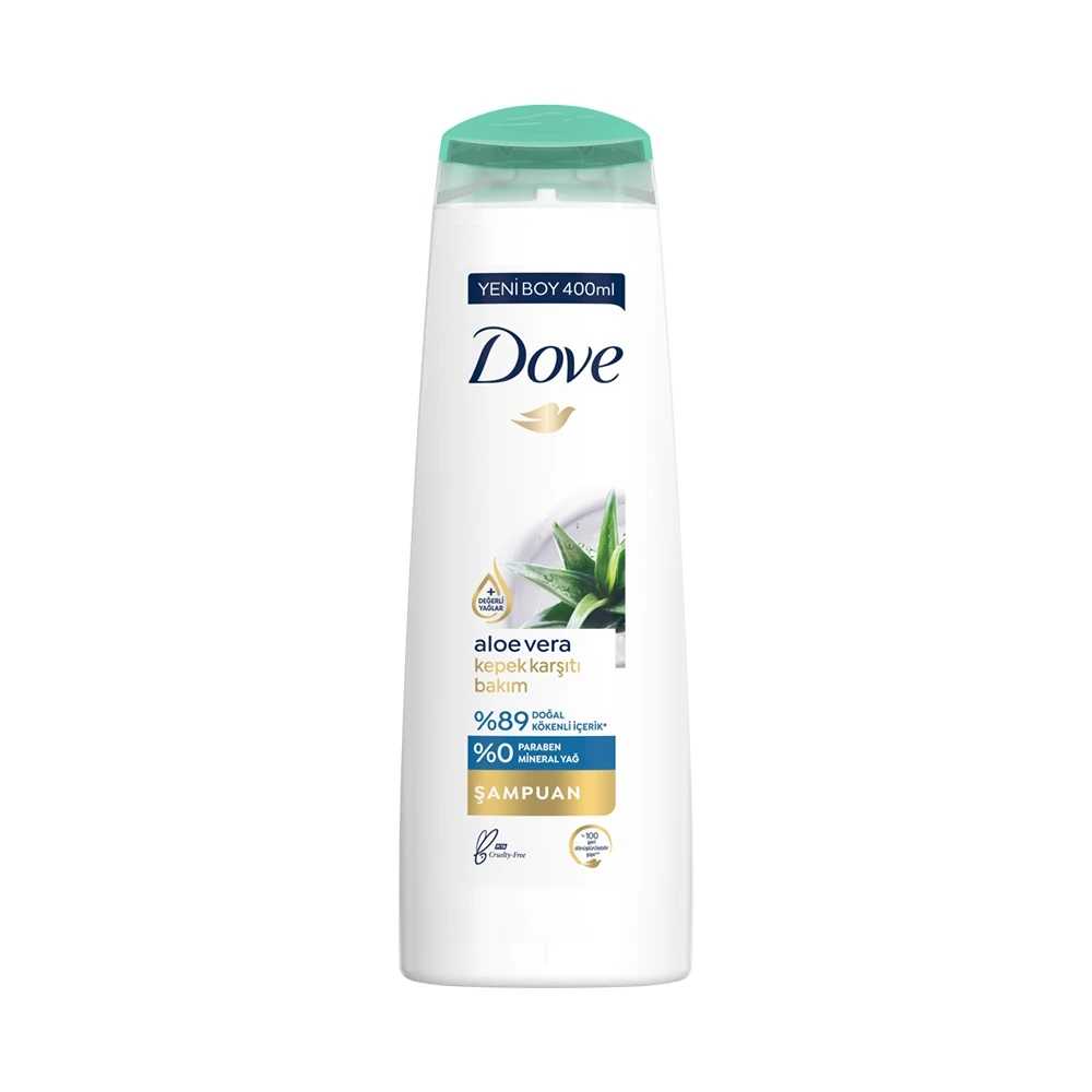 DOVE KEPEGE KARŞI BAKIM ALOEVERA ŞAMPUAN 400ML