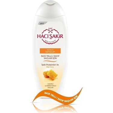 HACI ŞAKİR İNCE TELLİ SAÇLAR BAL ÖZÜ  ŞAMPUAN 500ML