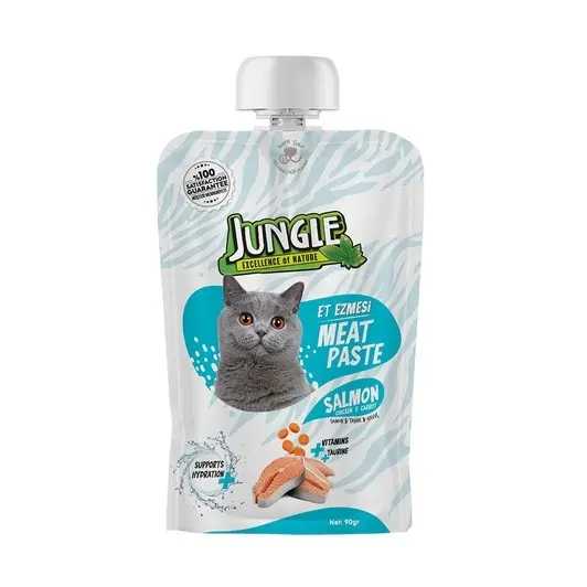 JUNGLE KEDİ ET EZMESİ SOM&TAVUK 90GR