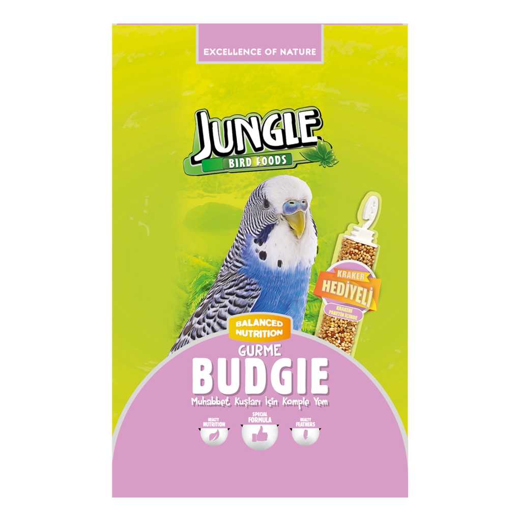 JUNGLE GURME MUHABBET KUŞU YEMİ HEDİYELİ 400GR