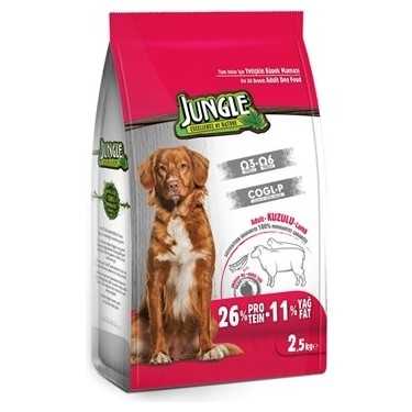 JUNGLE 2,5 KG KUZU ETLİ YETİŞKİN KÖPEK MAMASI