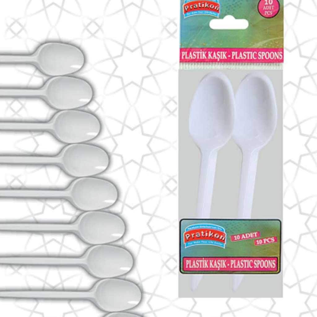 PLASTİK KAŞIK 10 LU PAKET