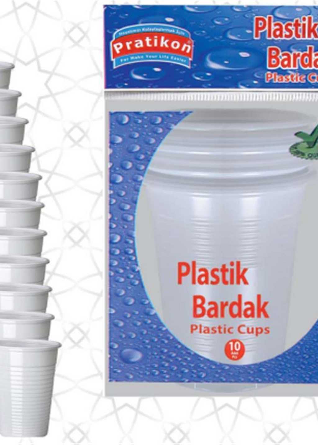 PRATİKON PLASTİK BARDAK 10LU