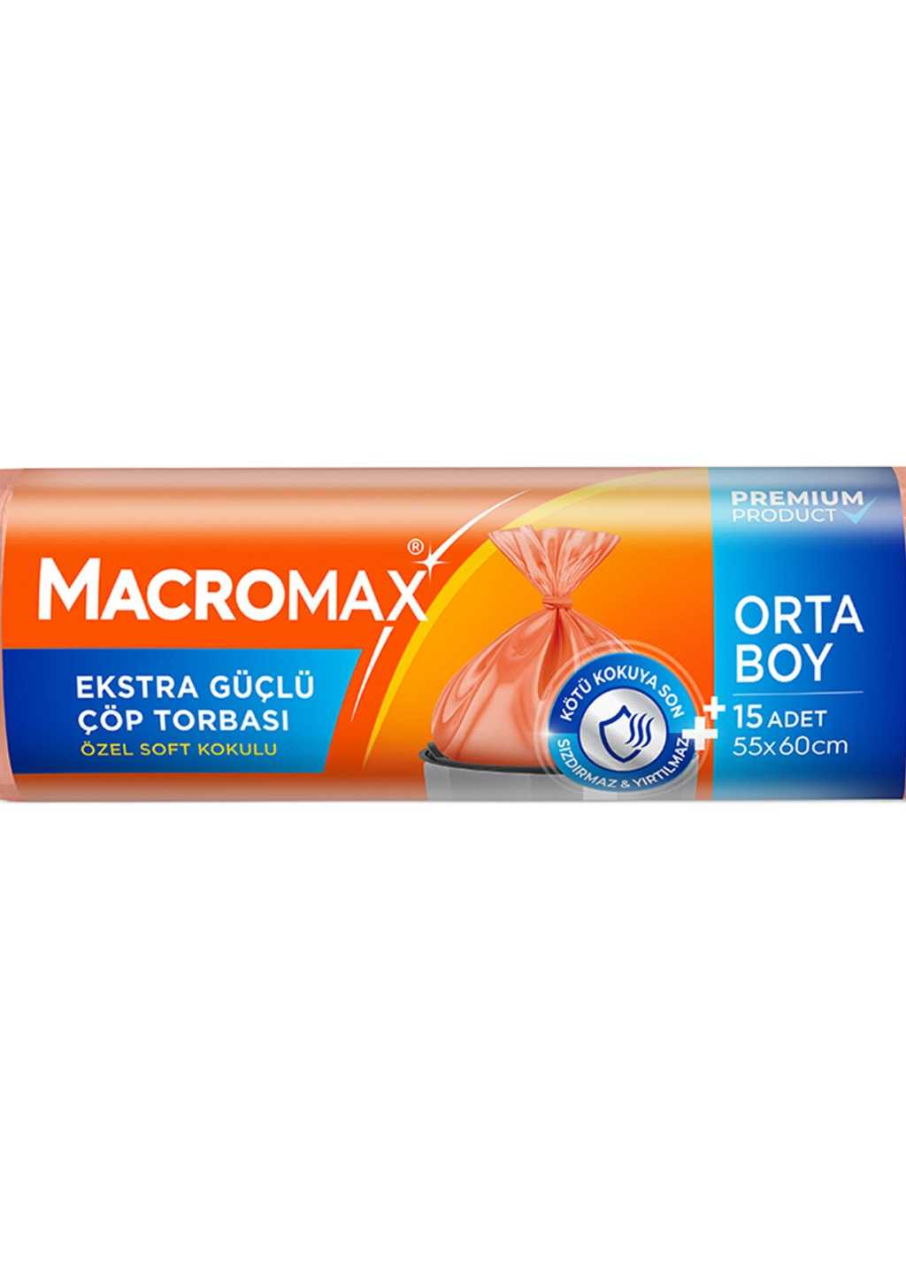 MACROMAX EXTRA GÜÇLÜ ÇÖP TOR. ORTA BOY 15Lİ