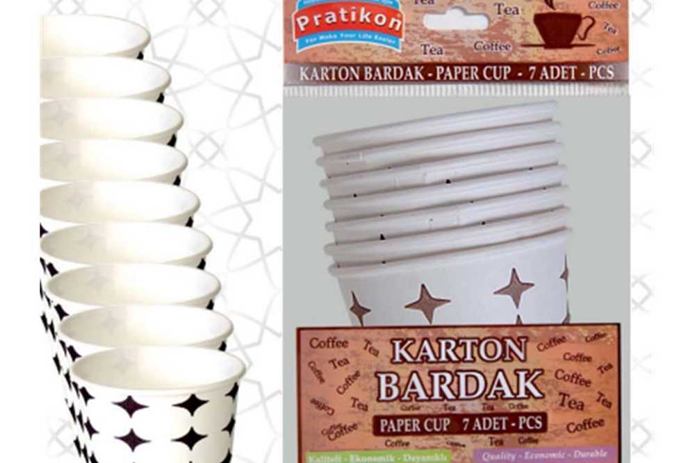 PRATİKON KARTON BARDAK 7Lİ